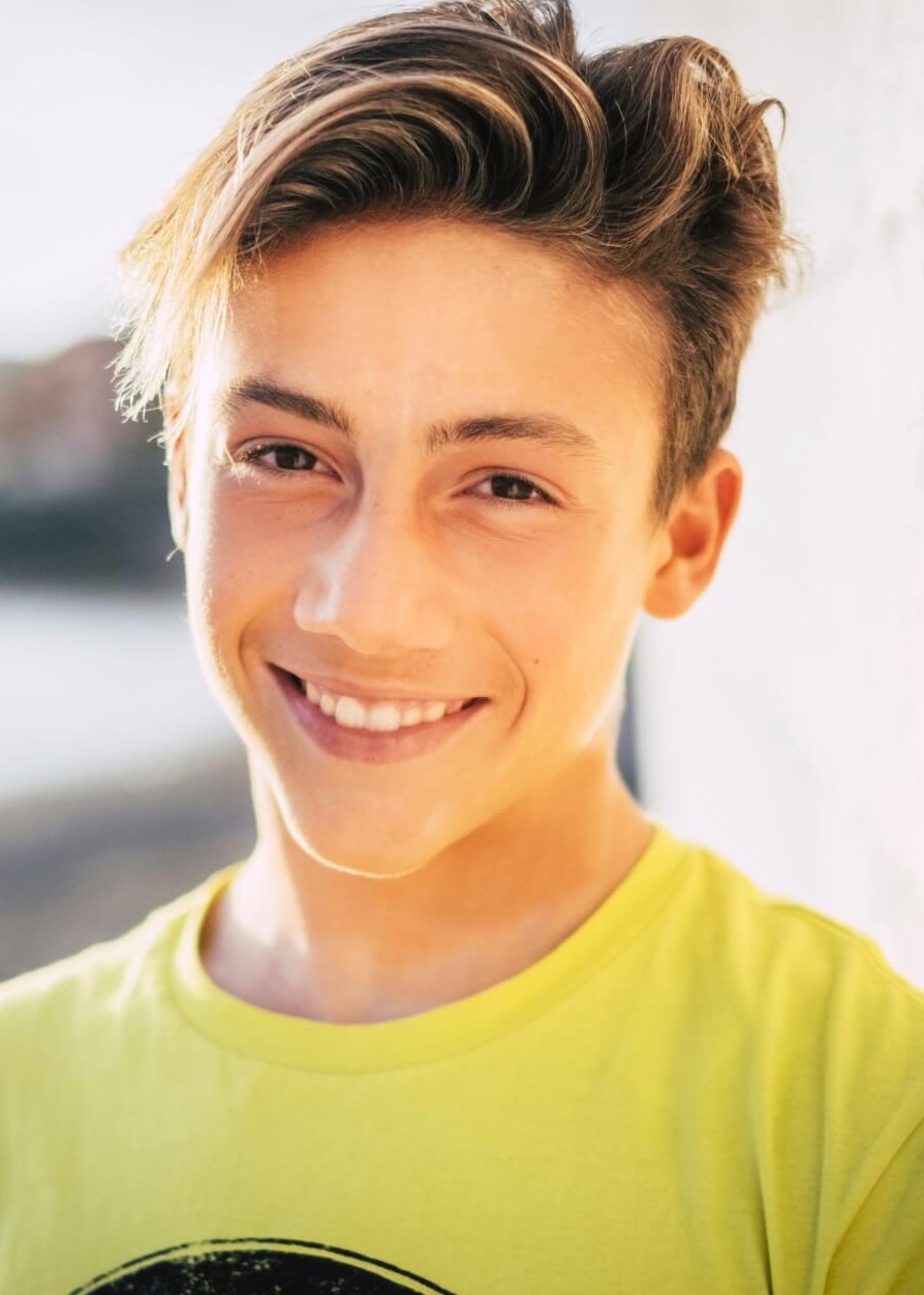 Happy patient smiling